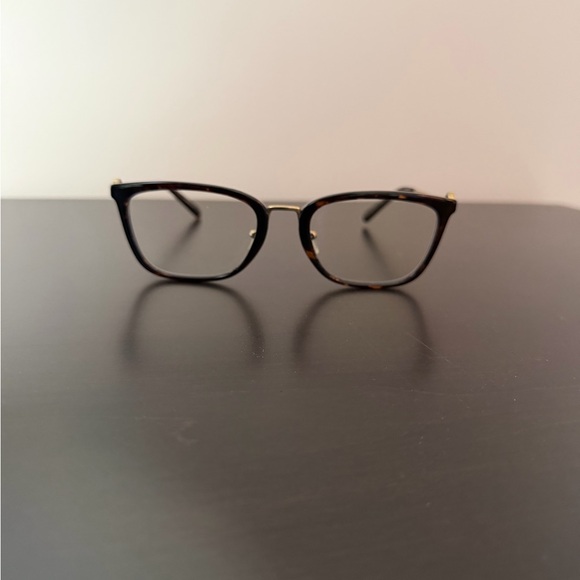 Michael Kors Eyeglasses Tortoise & Gold MK Logo Frames w/ Case - Picture 5 of 6